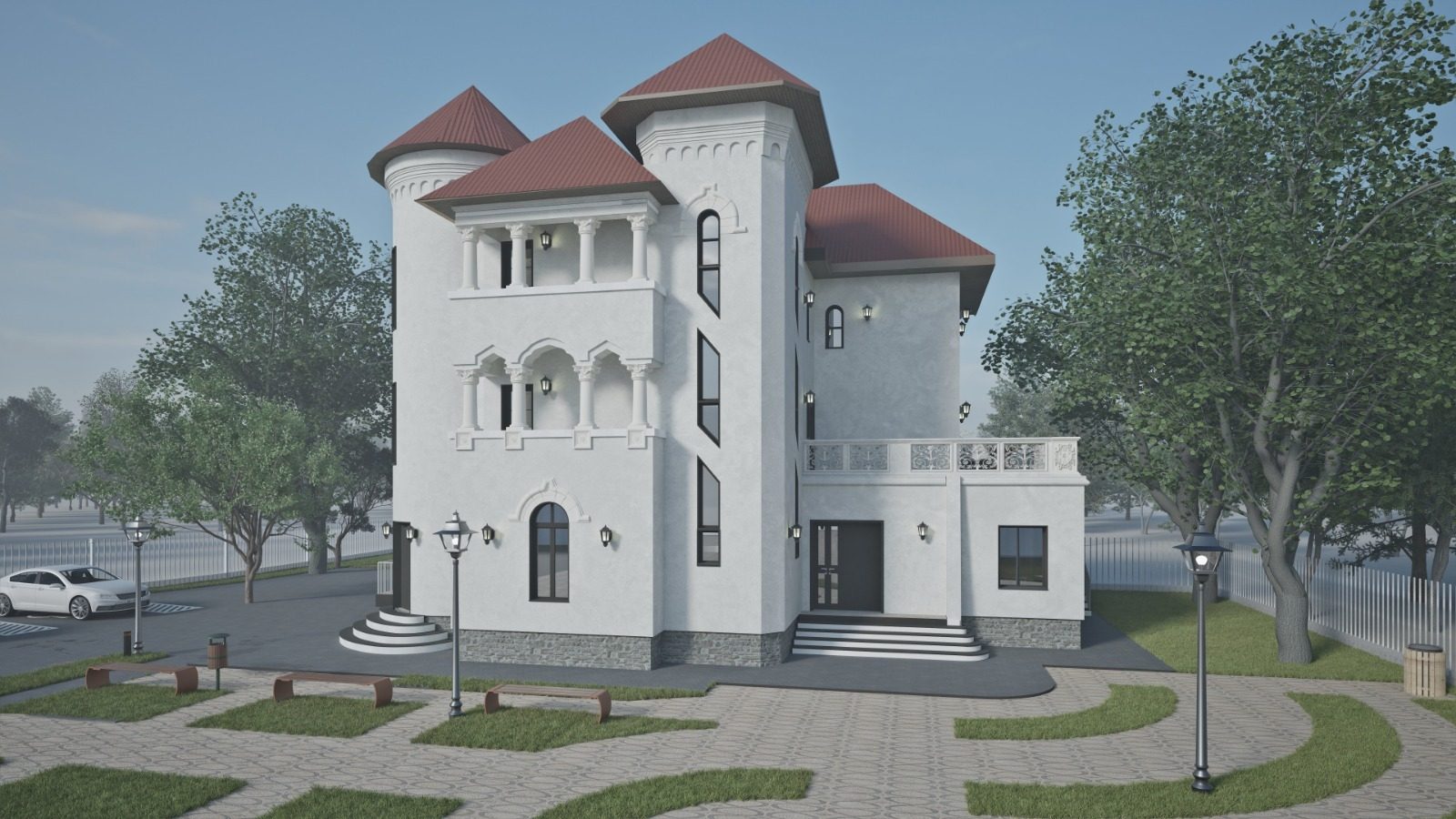 Randare proiect — reședință privată