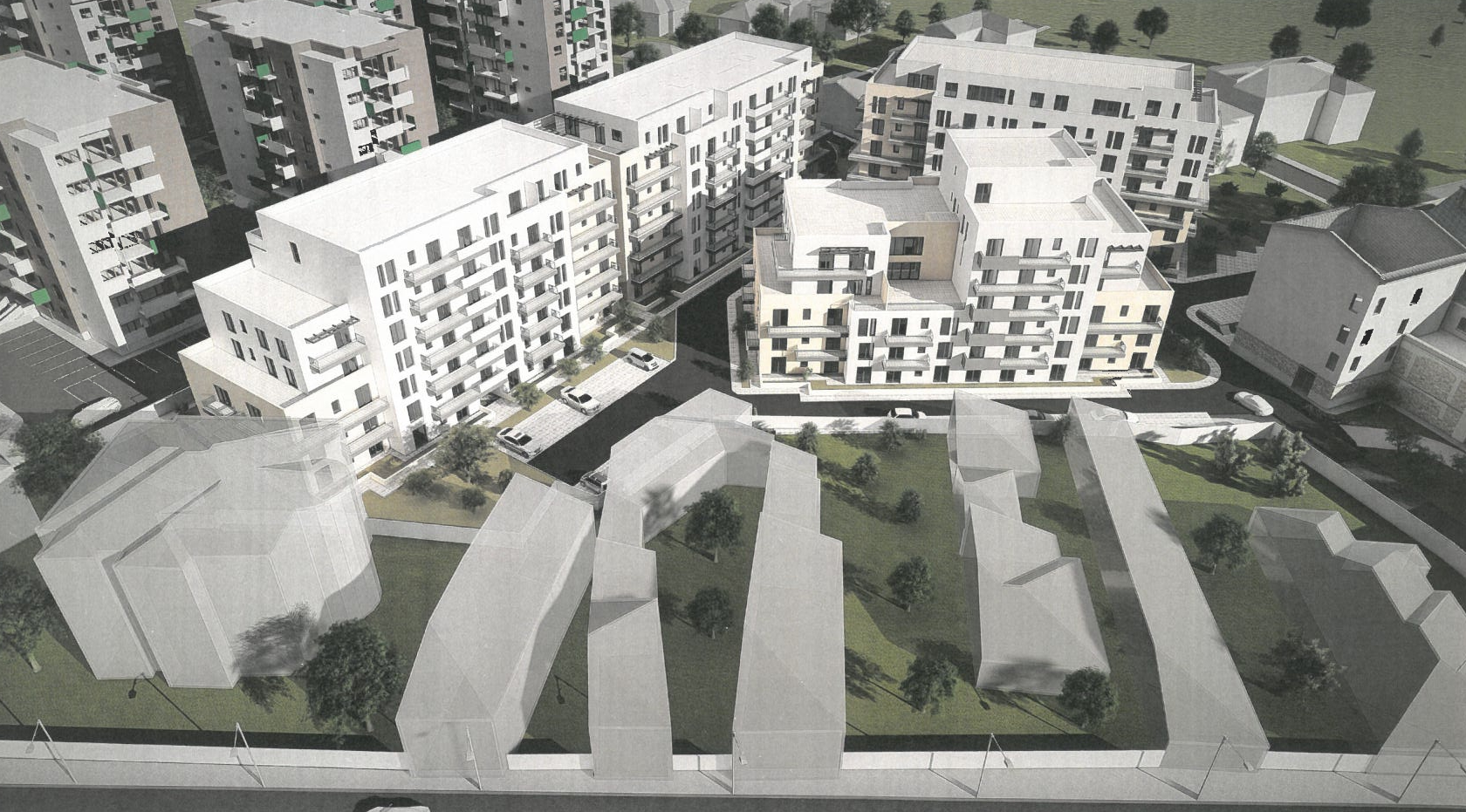 Randare arhitecturală — proiectare construcții civile